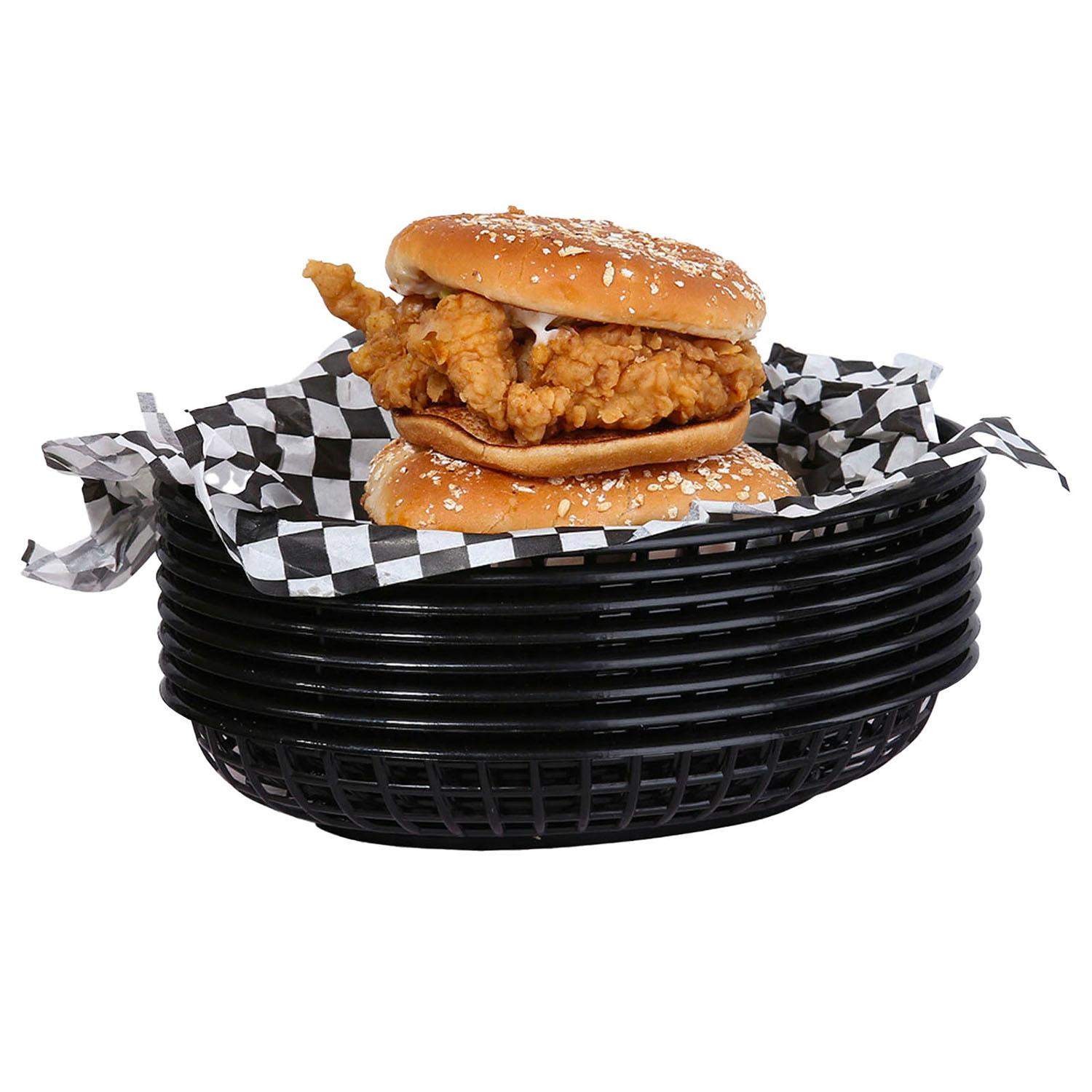 12x Matkorgar - Svart | Hem & Hobby - Hem & Hushåll - Kök - Servering | Pryloteket