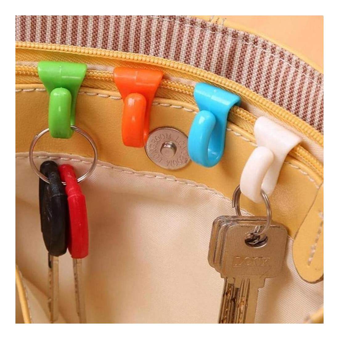 4x Bag Hooks Assorted colors eStore