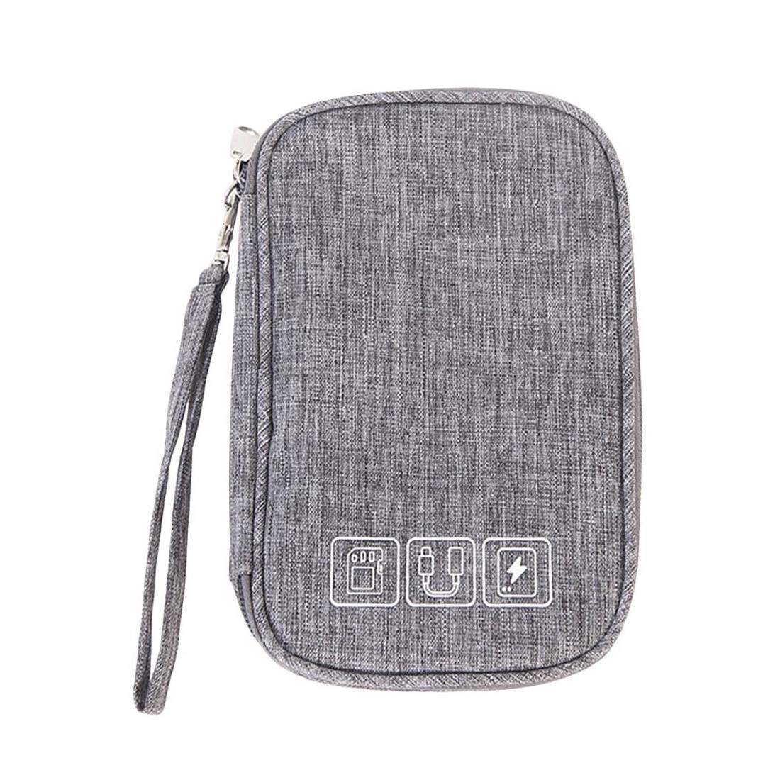 Förvaringsväska för Elektroniktillbehör - Grå | Elektronik - Datortillbehör - Sladdväskor | Pryloteket