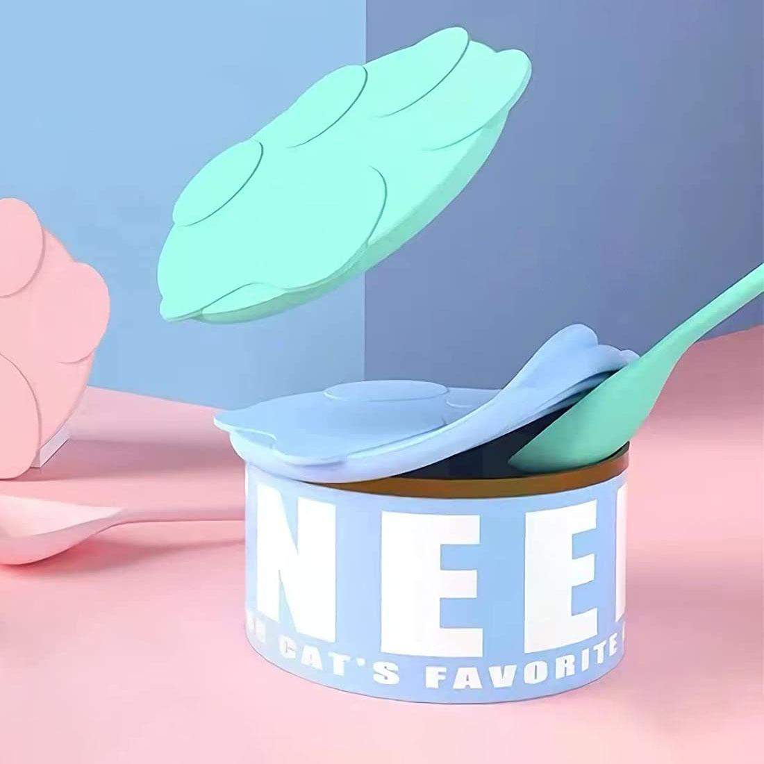 Justerbart låg og ske til kæledyrsfoder