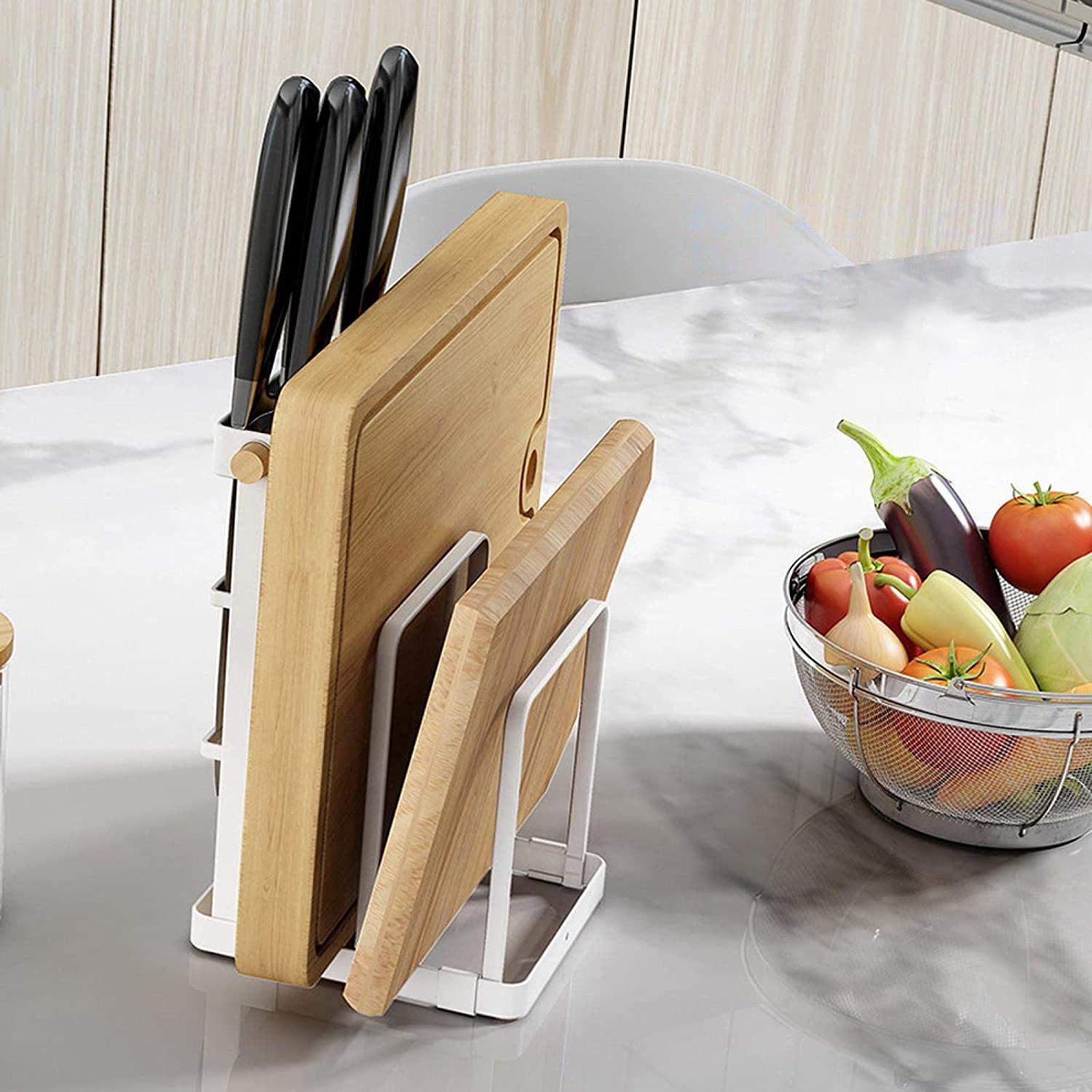 Stativ til skærebrætter og knive - Hvid