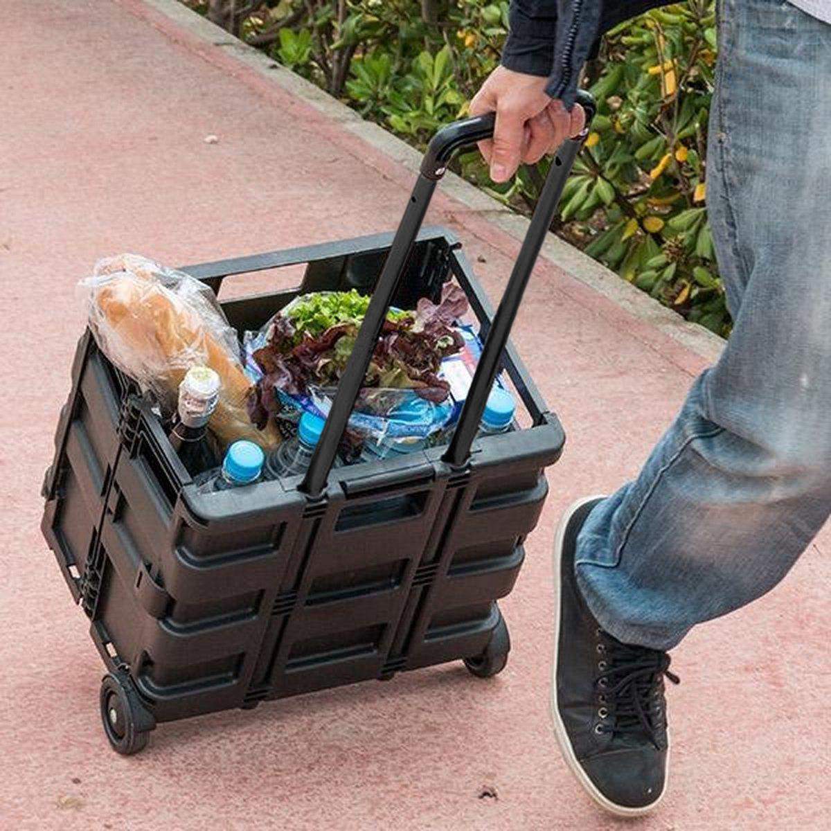 Förvaringskärra, Ihopvikbar - 25 kg | Hem & Hobby - Hem & Hushåll - Förvaring & Organisering | Pryloteket