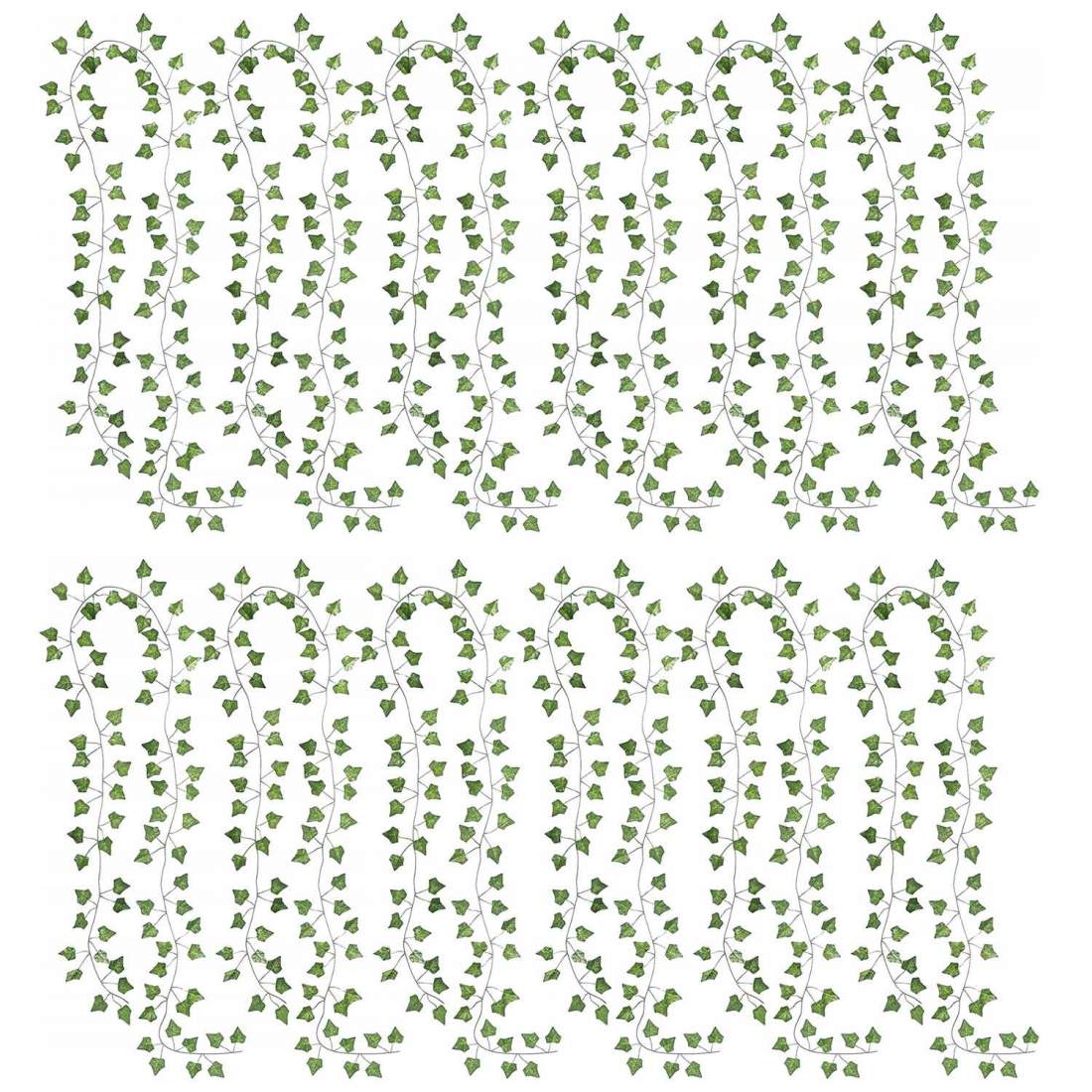12x Konstgjorda Växtgrenar - Murgröna