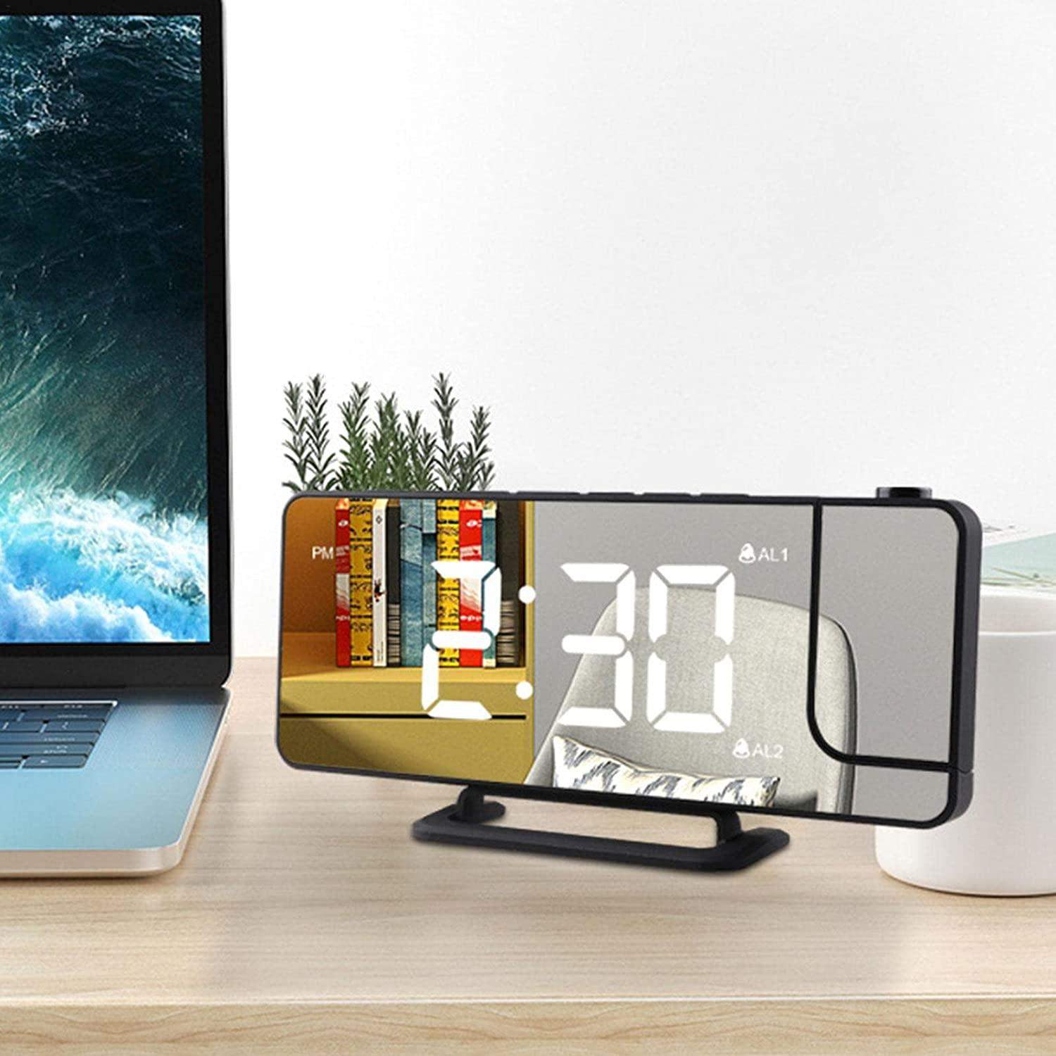 Alternativ bild 0 för Izoxis Väckarklocka LED-klocka med projektor 19576