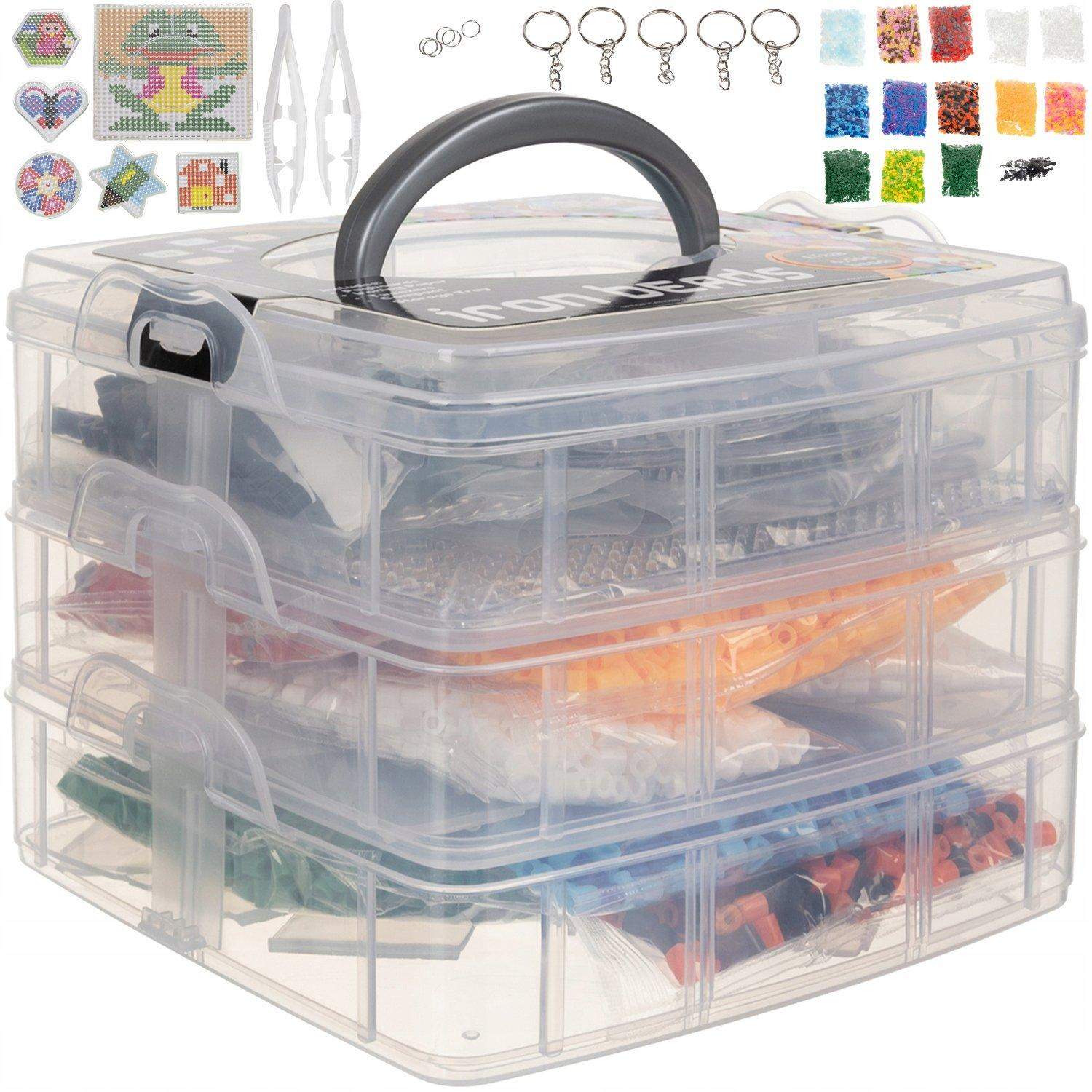 Håndværkssæt, strygeperler - 6.500 perler